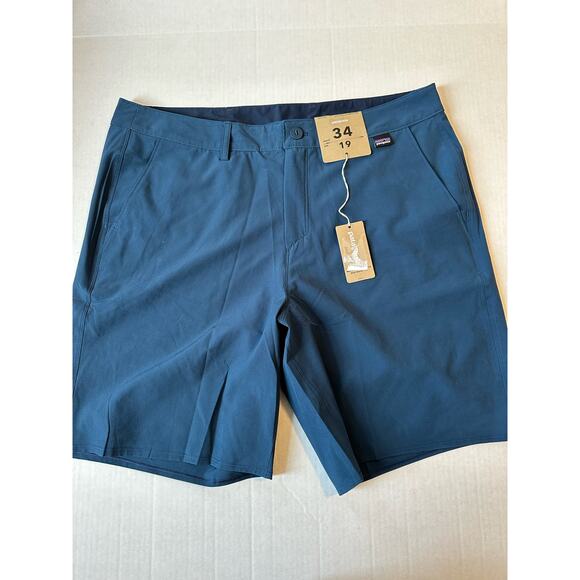 Patagonia Mens Hydropeak Hybrid Walk Shorts Sz 34 - 19" - Picture 1 of 13